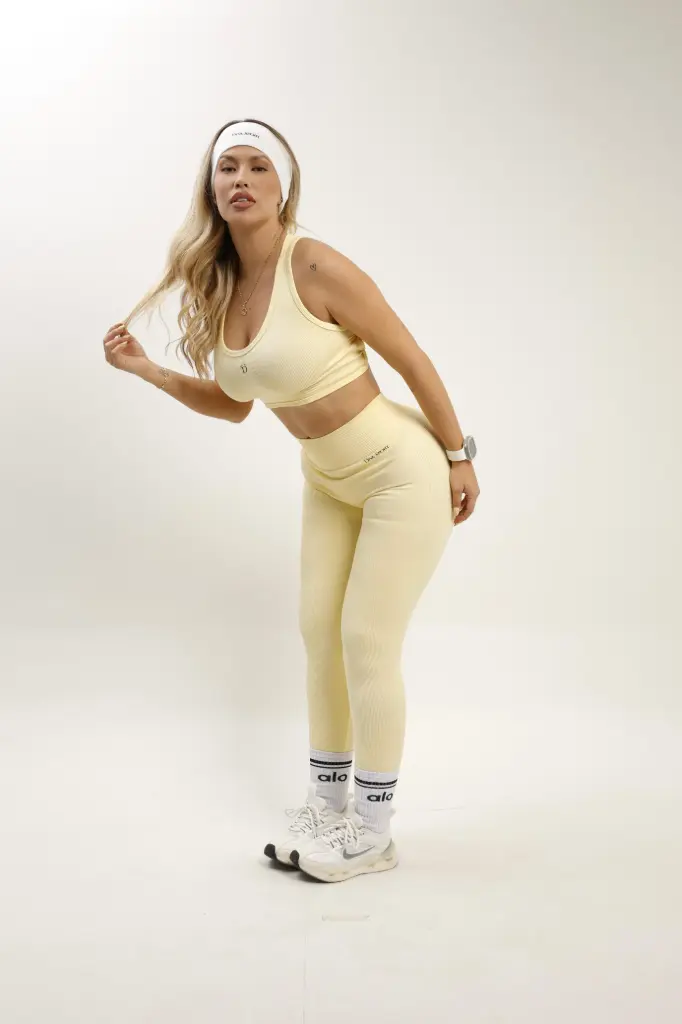 SET LARGO SOÑADORA AMARILLO PASTEL